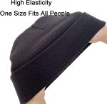 NPQQUAN 3 Packs Unisex Beanie Hats for Men Women Winter Knit Beanies - Image 6